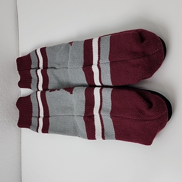 A&M Team Knee High Slippers Maroon - Picture 3 of 10